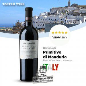 Rượu Vang Ý Bartolucci Primitivo Di Manduria uống ngon bn2